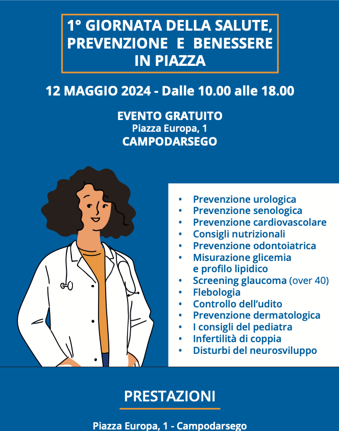 Prima giornata della salute, prevenzione e benessere in piazza