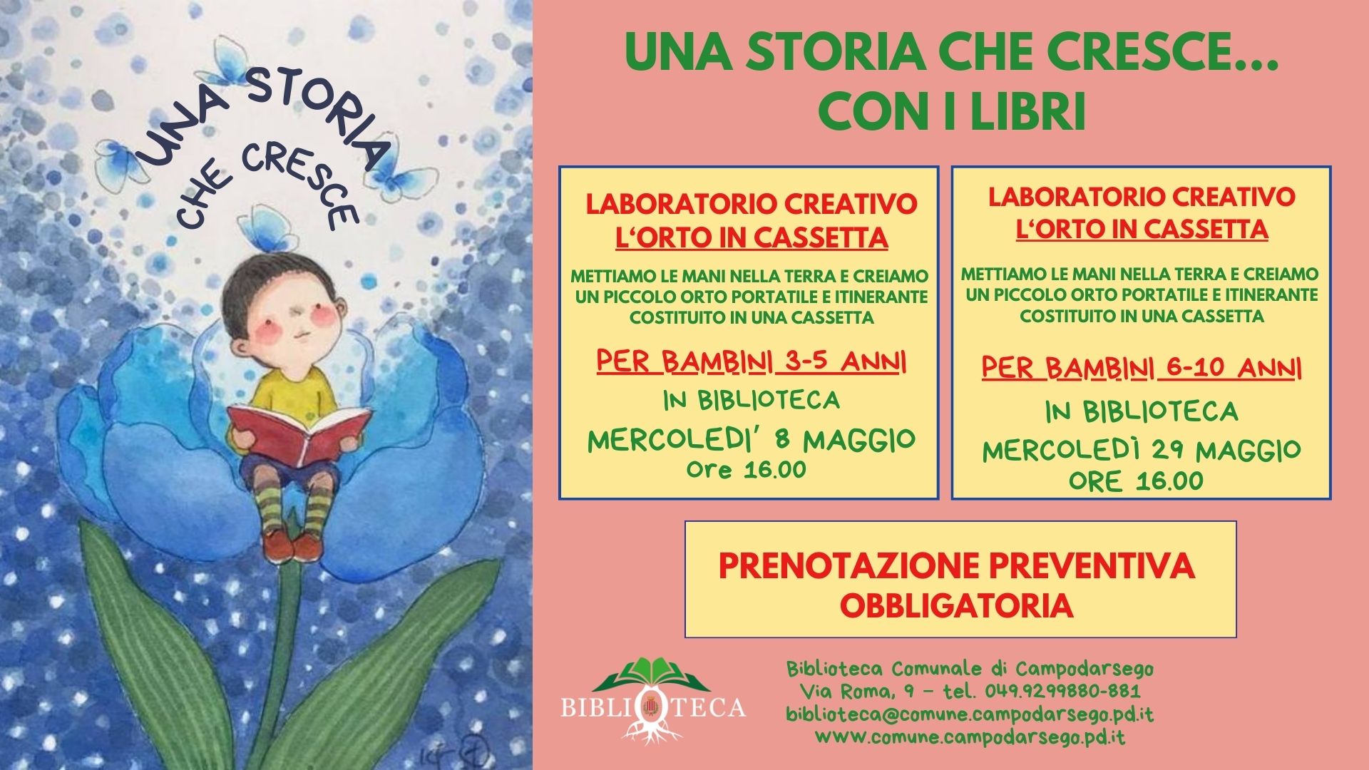 Una storia che cresce coi libri