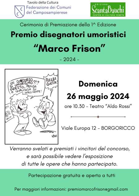 Concorso Marco Frison - Cerimonia di premiazione