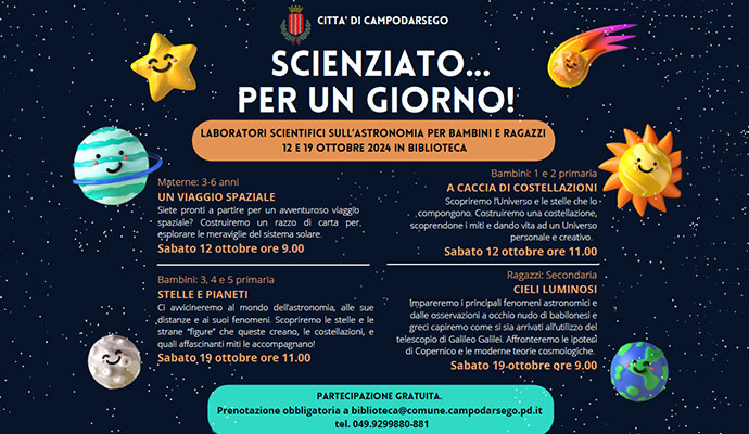 Laboratori Scienziato per un giorno